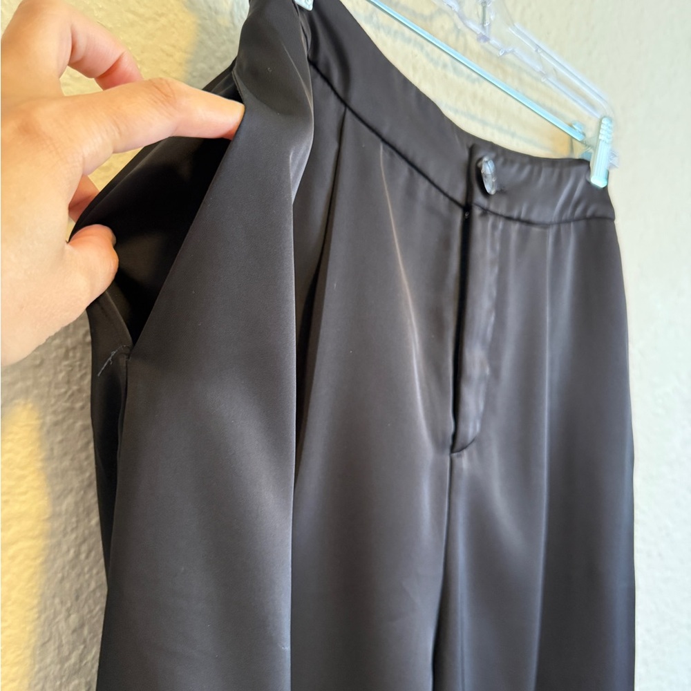 OSMOSE ~Black Wide-Leg Pants~Size M - Picture 11 of 14